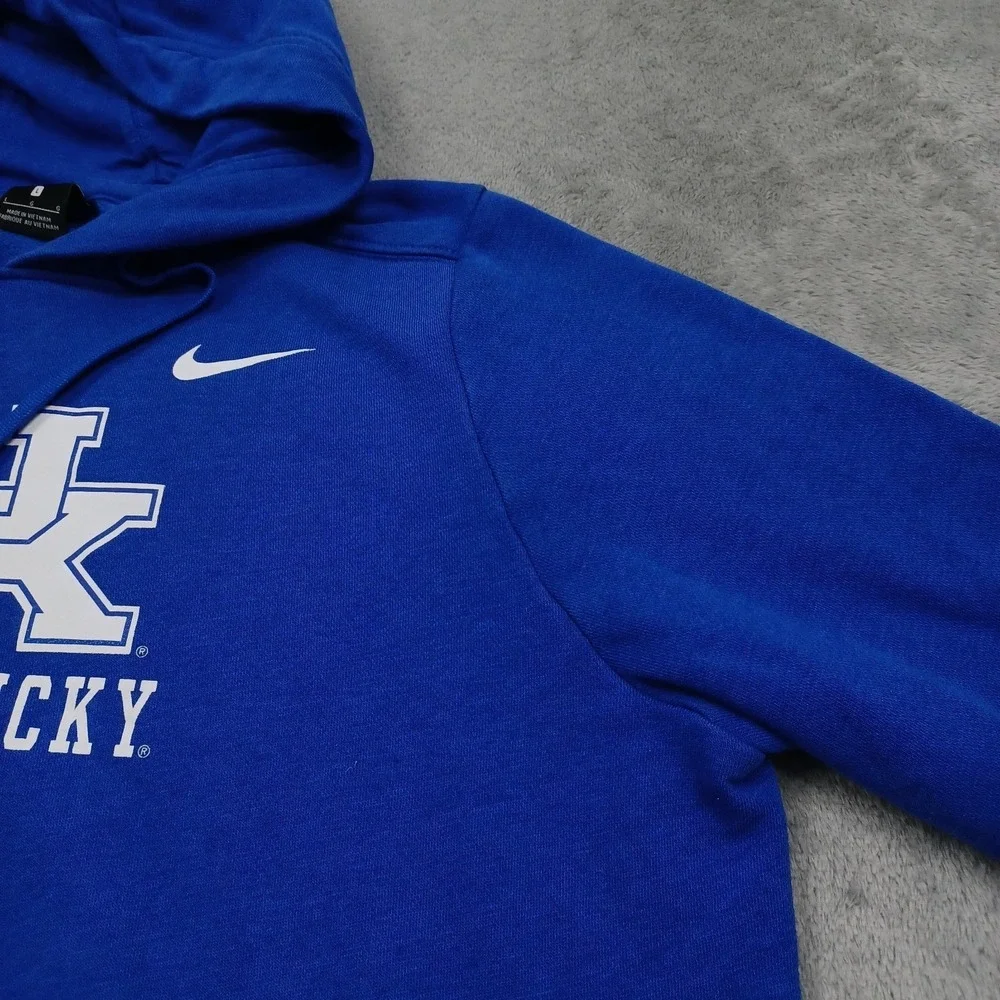 Kentucky Wildcats Sweater Womens Large Blue Nike Basketball Pullover